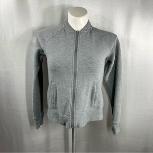 Gaiam Women's Gray Mercer Bomber Jacket M